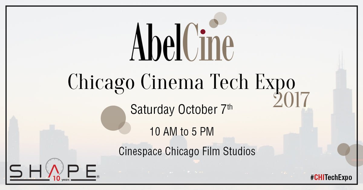 SHAPE WILL BE AT THE CHICAGO CINEMA TECH EXPO IN CHICAGO! - SHAPE wlb