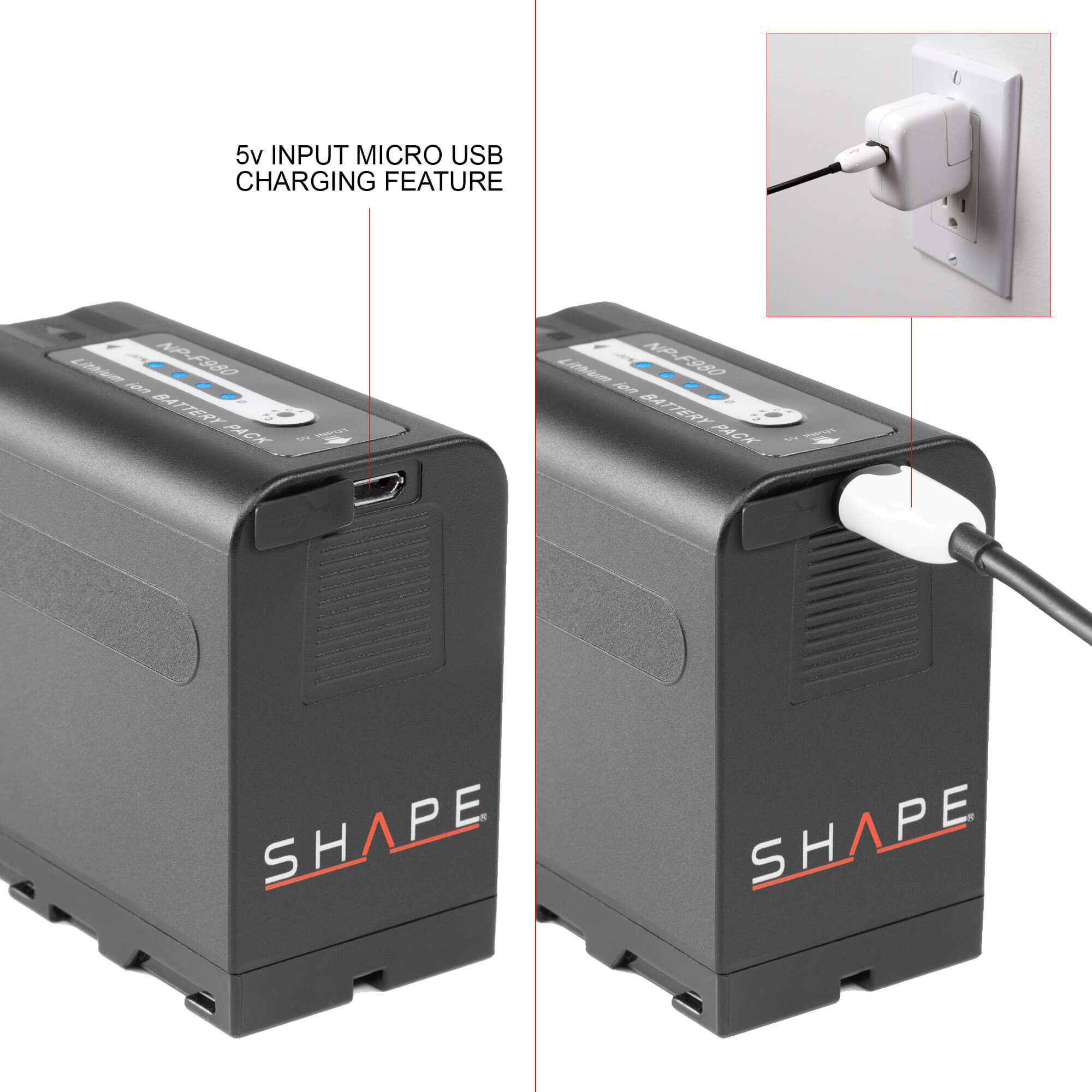 SHAPE NP-F980 Battery for Sony - SHAPE wlb