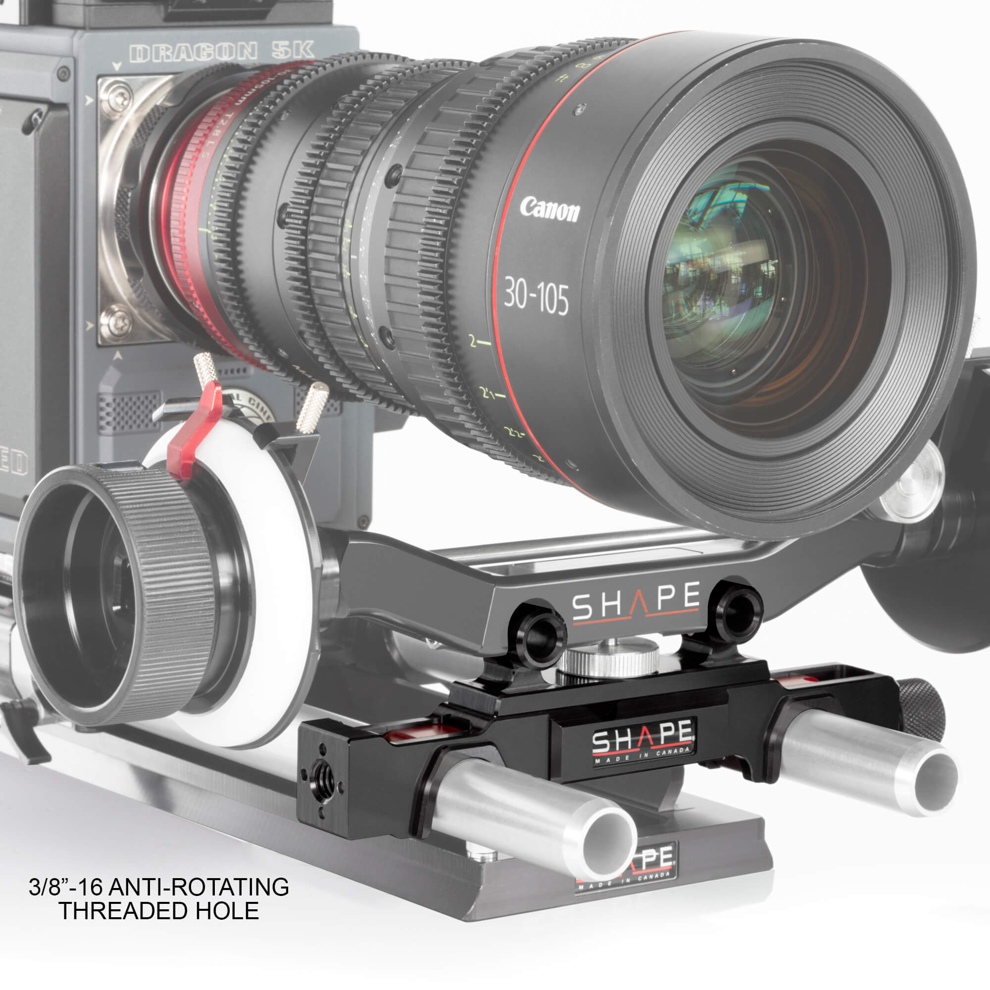 Adaptateur Snap-On SHAPE pour tiges LW de 15 mm vers tiges Studio de 19 mm