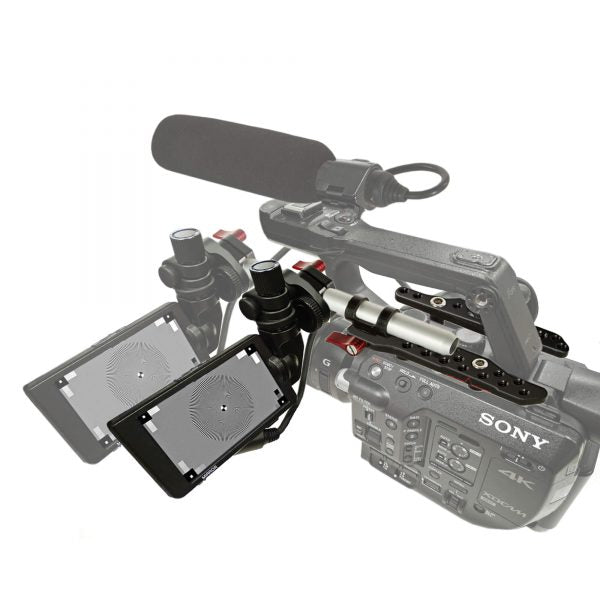 SHAPE Plaque de base 15 mm avec plaque supérieure et poignée d'extension à distance pour Sony FS5/FS5 II