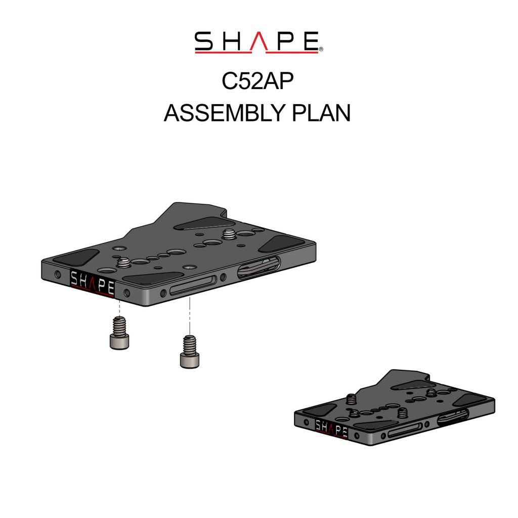 SHAPE Adapter Plate for Canon C500 MKII/C300 MKIII - SHAPE wlb