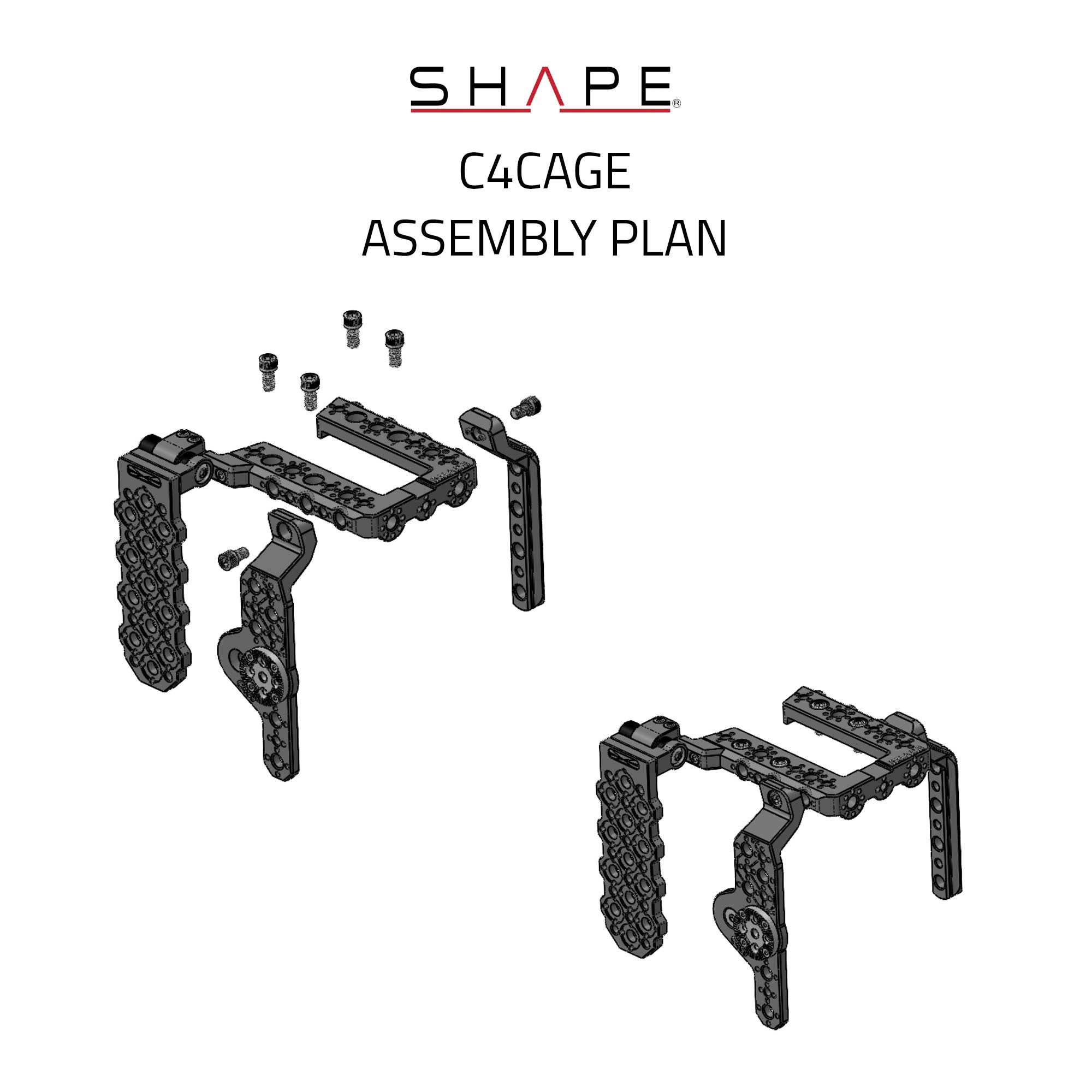 SHAPE Kameragehäuse für Canon C400 (Vorbestellung)