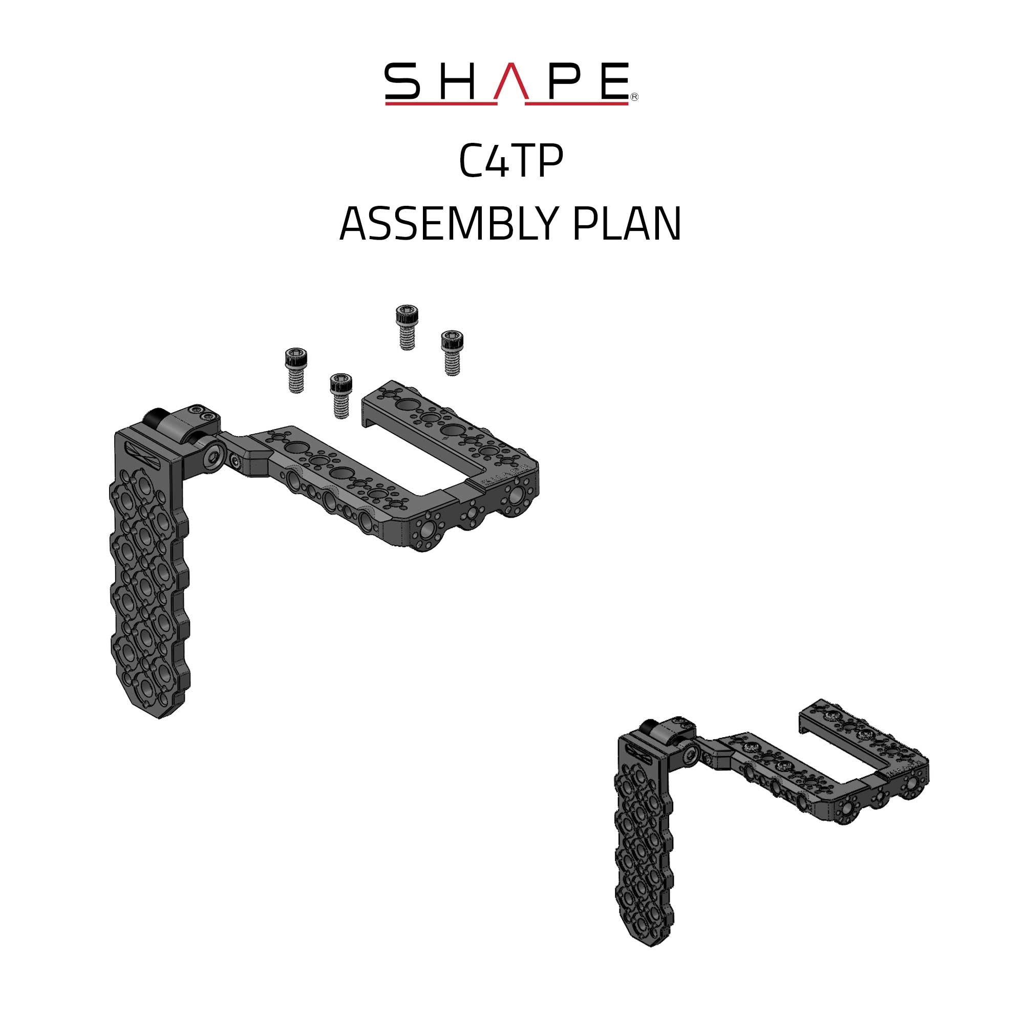 SHAPE Top Plate for Canon C400 (Pre-order) - SHAPE wlb