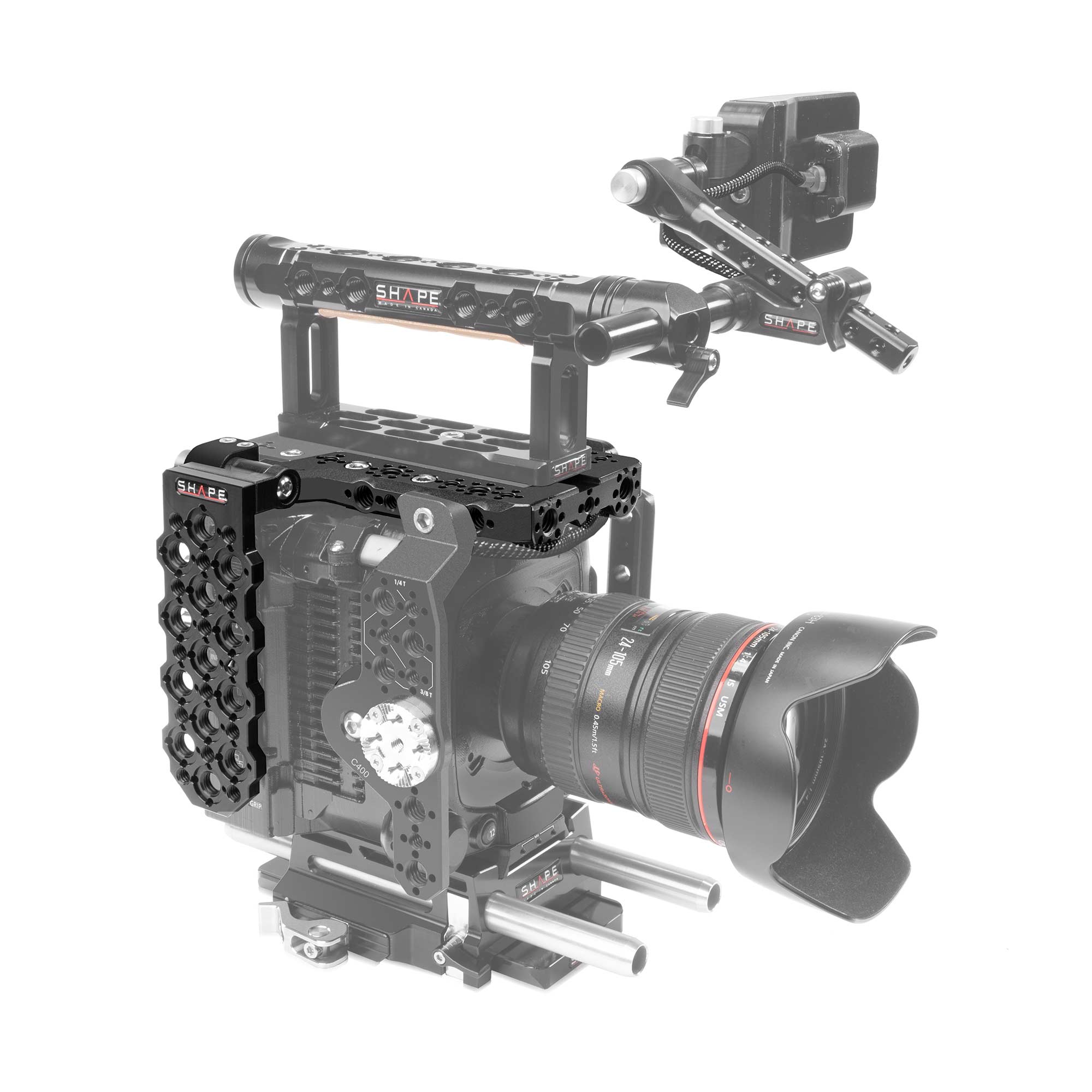 SHAPE Top Plate for Canon C400 (Pre-order) - SHAPE wlb