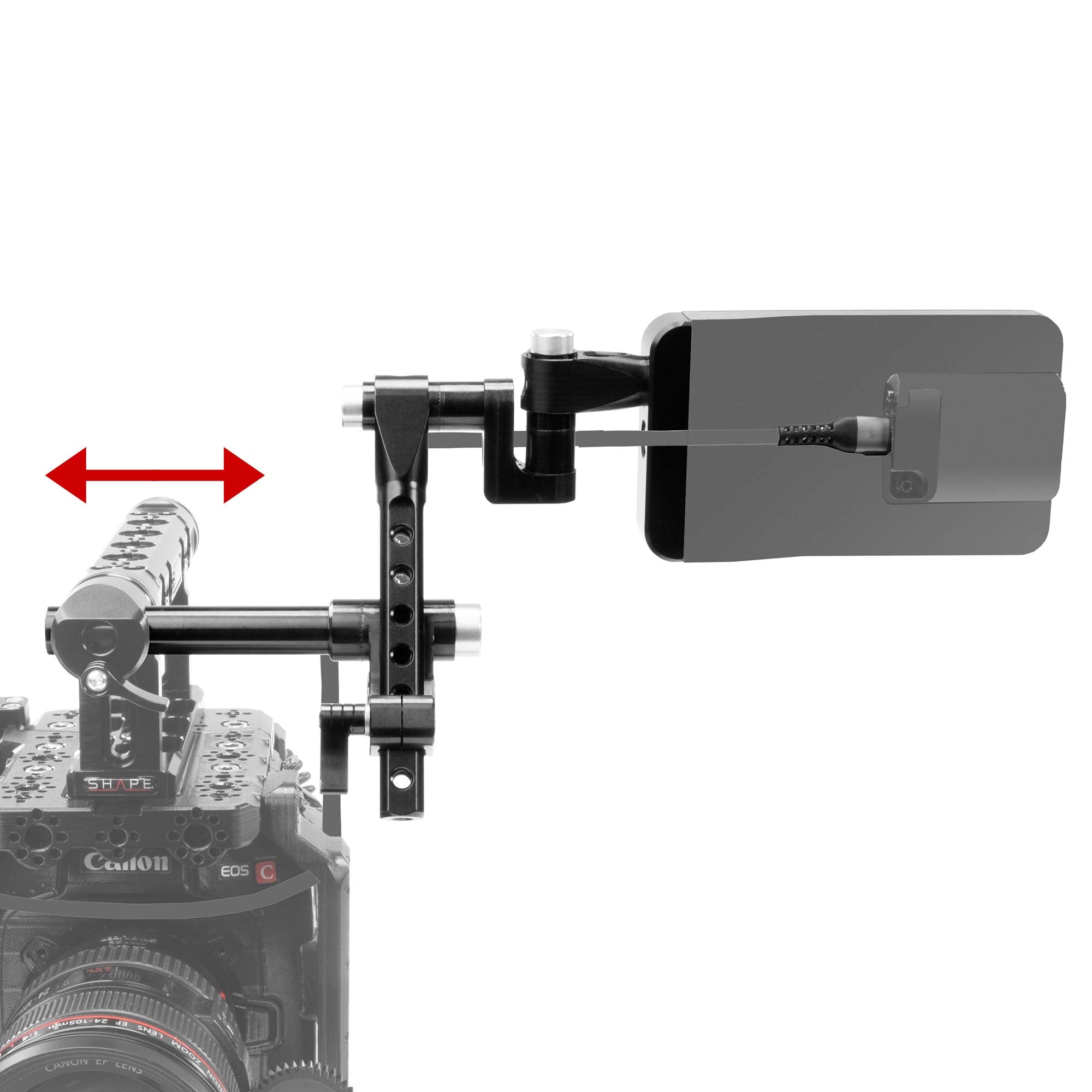 SHAPE Canon C400 Push Button View Finder Mount