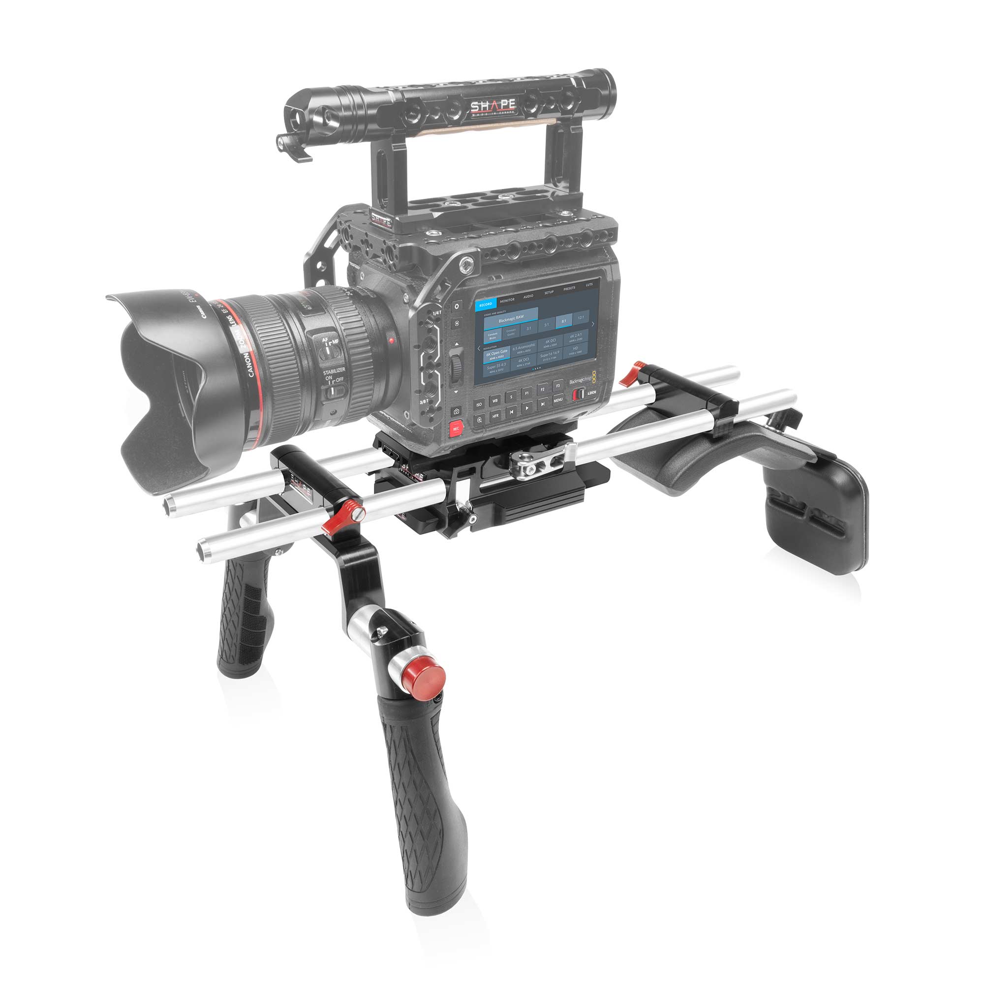 SHAPE SHOULDER MOUNT FOR BLACKMAGIC PYXIS 6K (PRE-ORDER) - SHAPE wlb