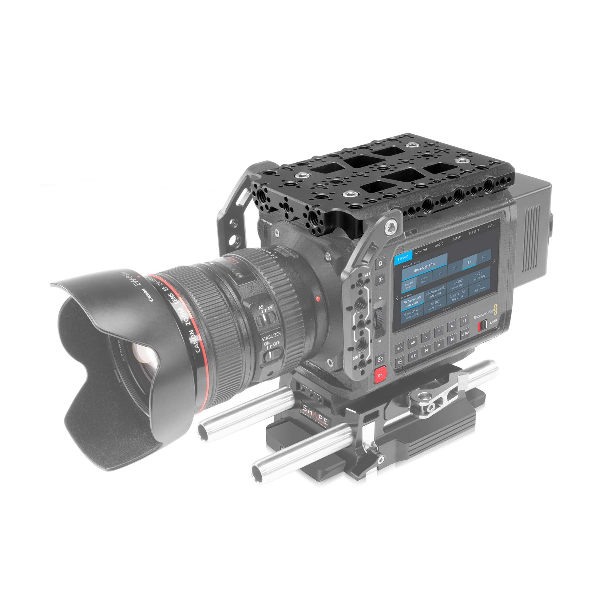 SHAPE TOP PLATE FOR BLACKMAGIC PYXIS 6K - SHAPE wlb