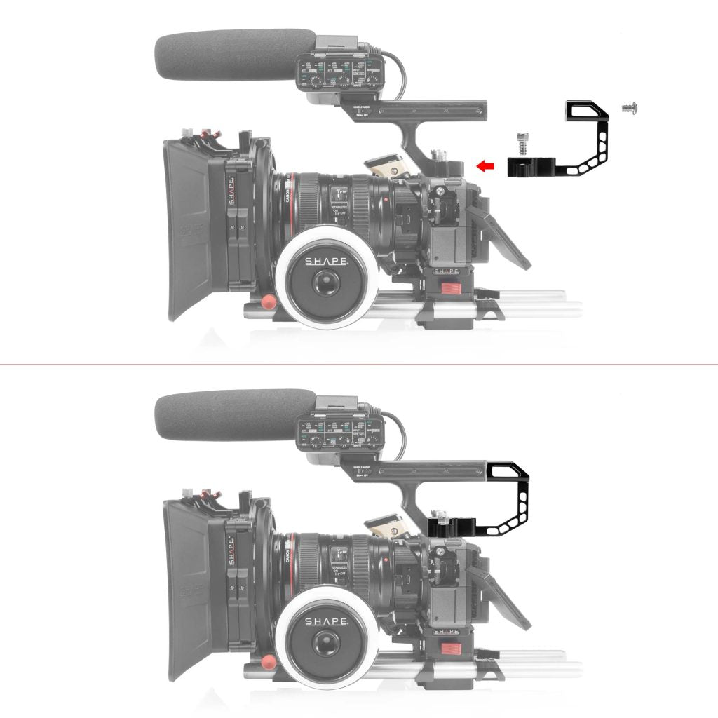 Solution de suppression du bruit pour plate-forme d'extension de poignée SHAPE pour Sony FX3/FX30