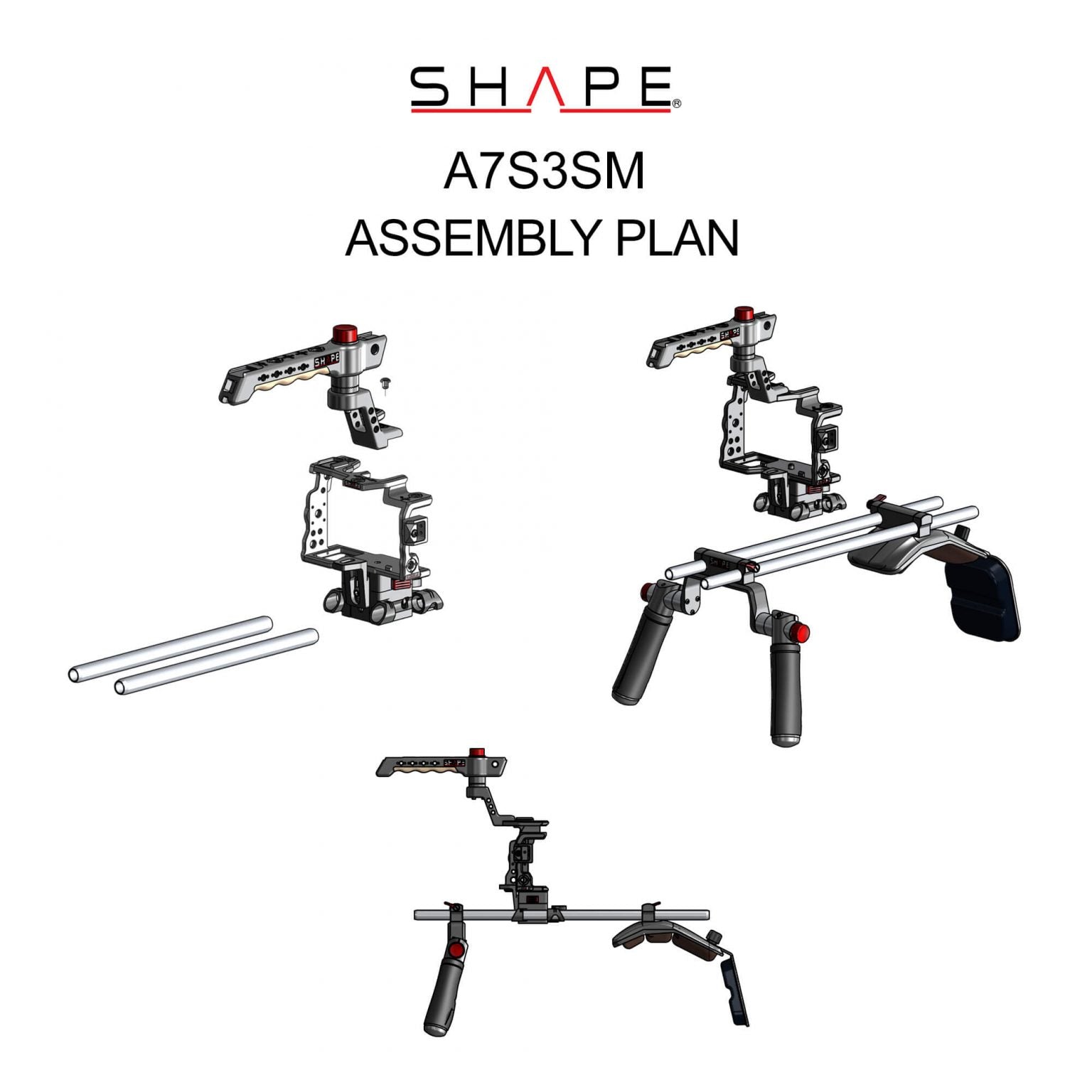 SHAPE Shoulder Mount for Sony A7S III/A7 IV/A7R V
