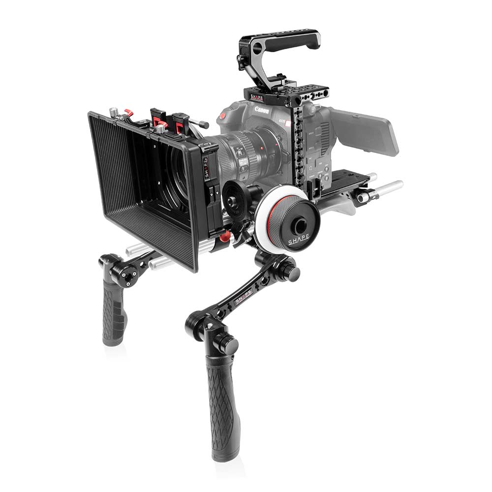 SHAPE Baseplate Kit with Matte Box, Follow Focus for Canon EOS C80 Baseplate SHAPE wlb