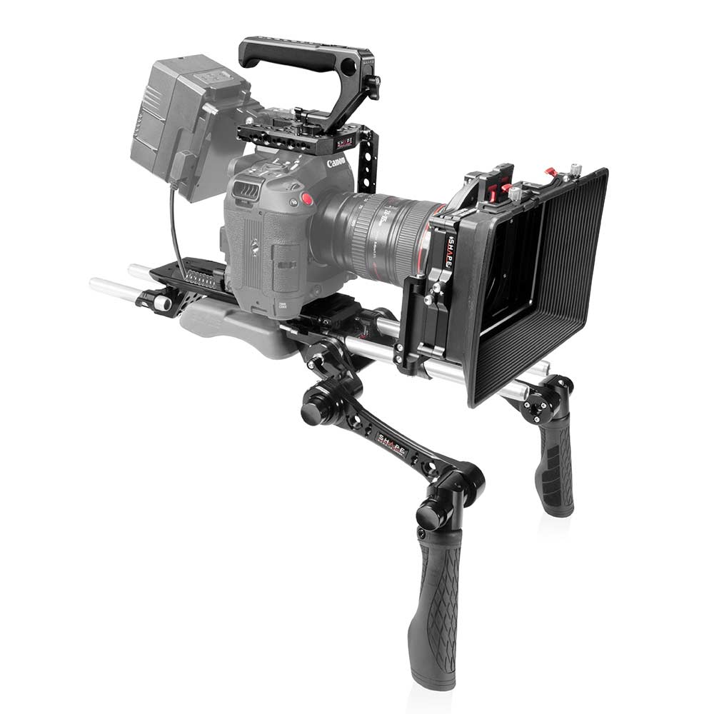 SHAPE Baseplate Kit with Matte Box, Follow Focus for Canon EOS C80 Baseplate SHAPE wlb