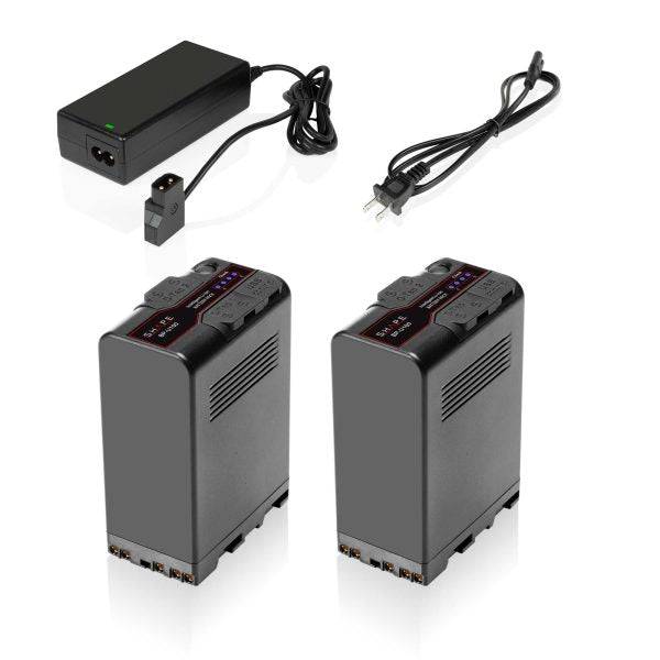 SHAPE BP-U100 Batteries with Travel Charger for Sony Battery SHAPE wlb   