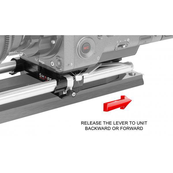 SHAPE Bridge Plate 15 mm Studio ARRI Standard Baseplate SHAPE wlb   