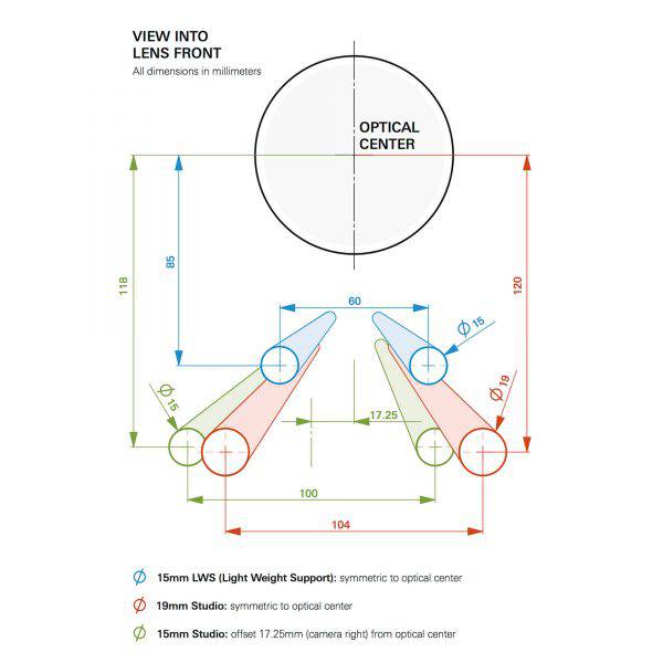 SHAPE Bridge Plate 19 mm Studio ARRI Standard Baseplate SHAPE wlb   