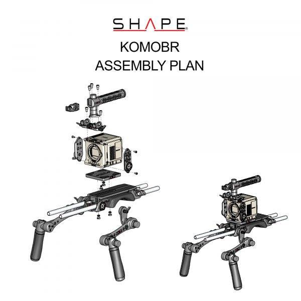 SHAPE Camera Bundle Rig for RED® KOMODO™ Camera Rig SHAPE wlb   