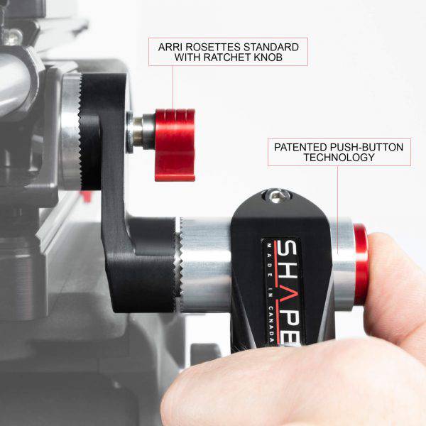 SHAPE Camera Bundle Rig Kit for Panasonic AU-EVA1 Baseplate SHAPE wlb   