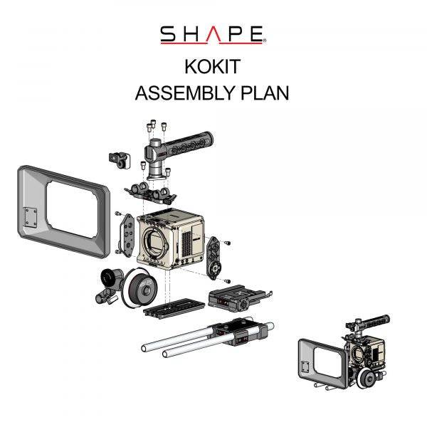 SHAPE Camera Bundle Rig Kit for RED® KOMODO™ - SHAPE wlb