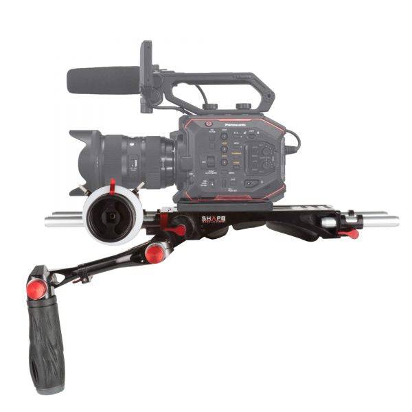 SHAPE Camera Bundle Rig with Follow Focus Pro for Panasonic AU-EVA1 Camera Rig SHAPE wlb   