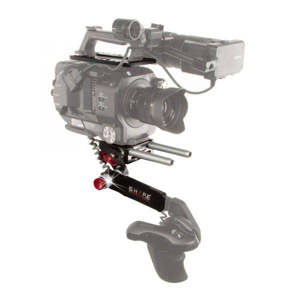 SHAPE Camera Bundle Rig with Top Plate and Remote Extension Handle for Sony FS7/FS7 II Camera Rig SHAPE wlb   