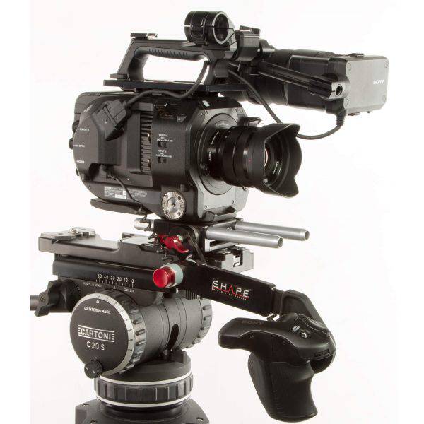 SHAPE Camera Bundle Rig with Top Plate and Remote Extension Handle for Sony FS7/FS7 II Camera Rig SHAPE wlb   