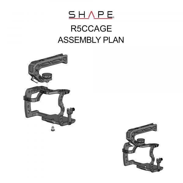 SHAPE Camera Cage for Canon R5C/R5/R6 Camera Cage SHAPE wlb   