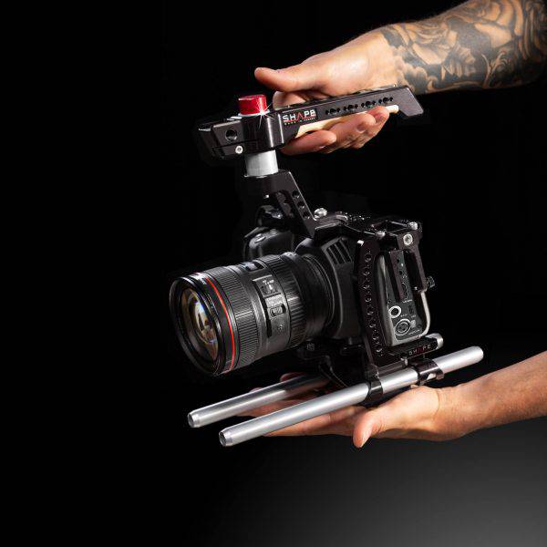 SHAPE Camera Cage, Top Handle and Rod Bloc System for Blackmagic Pocket Cinema 4K/6K - SHAPE wlb