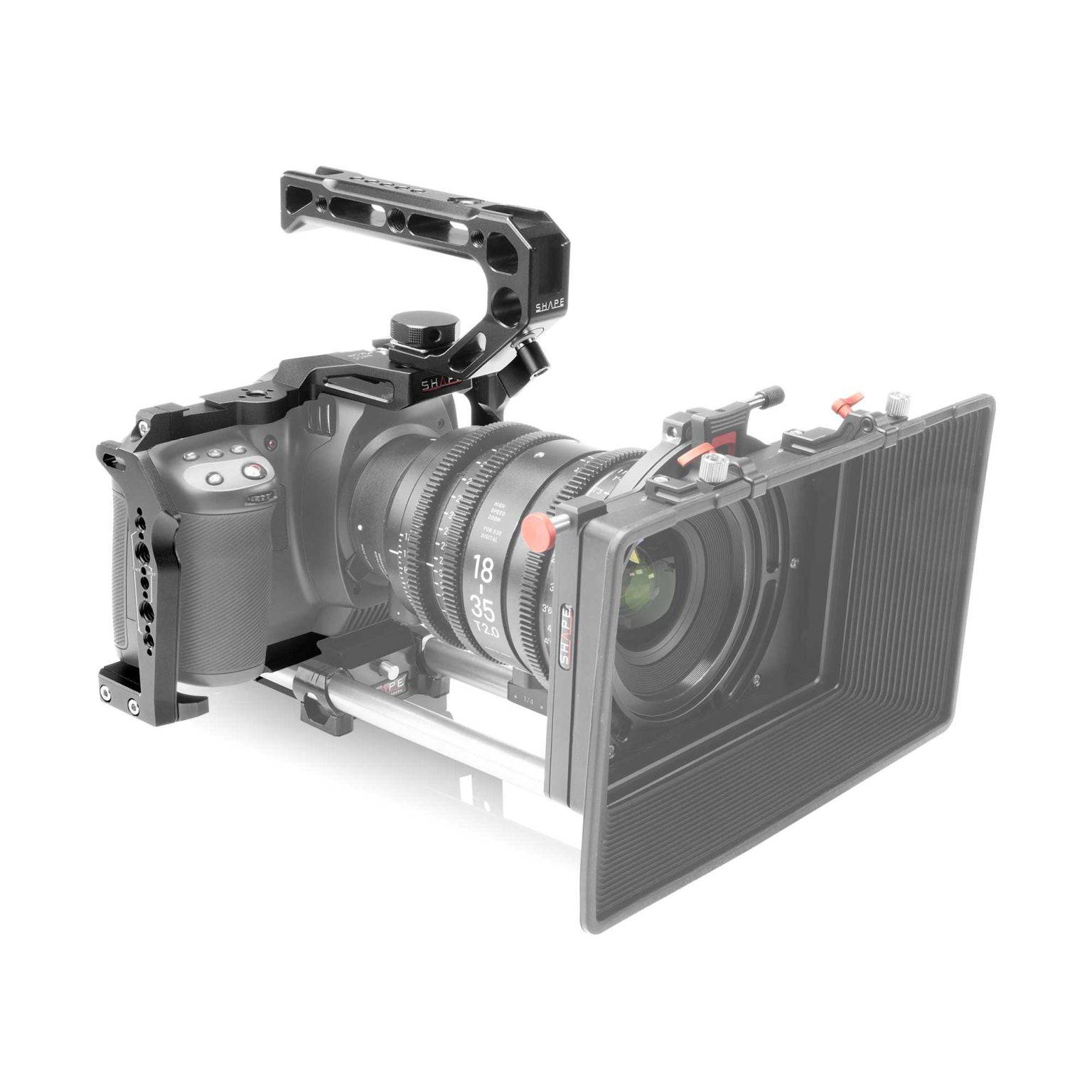 SHAPE Camera Cage with Top Handle for Blackmagic Cinema Camera 6K/6K PRO/6K G2 - SHAPE wlb