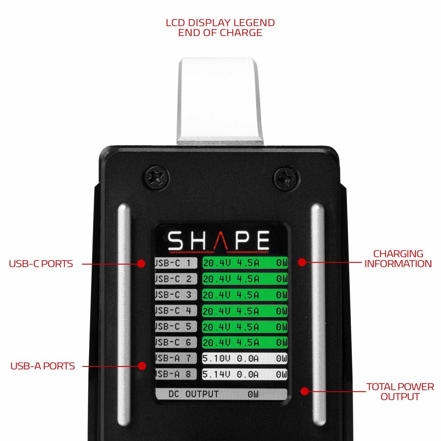 SHAPE Fast Battery Charger Kit 450W USB-C Battery Charger SHAPE wlb   