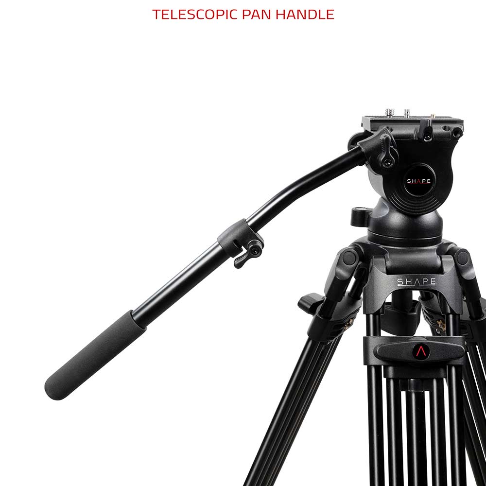 SHAPE Freelance Heavy-Duty Tripod with Fluid Head Tripod SHAPE wlb