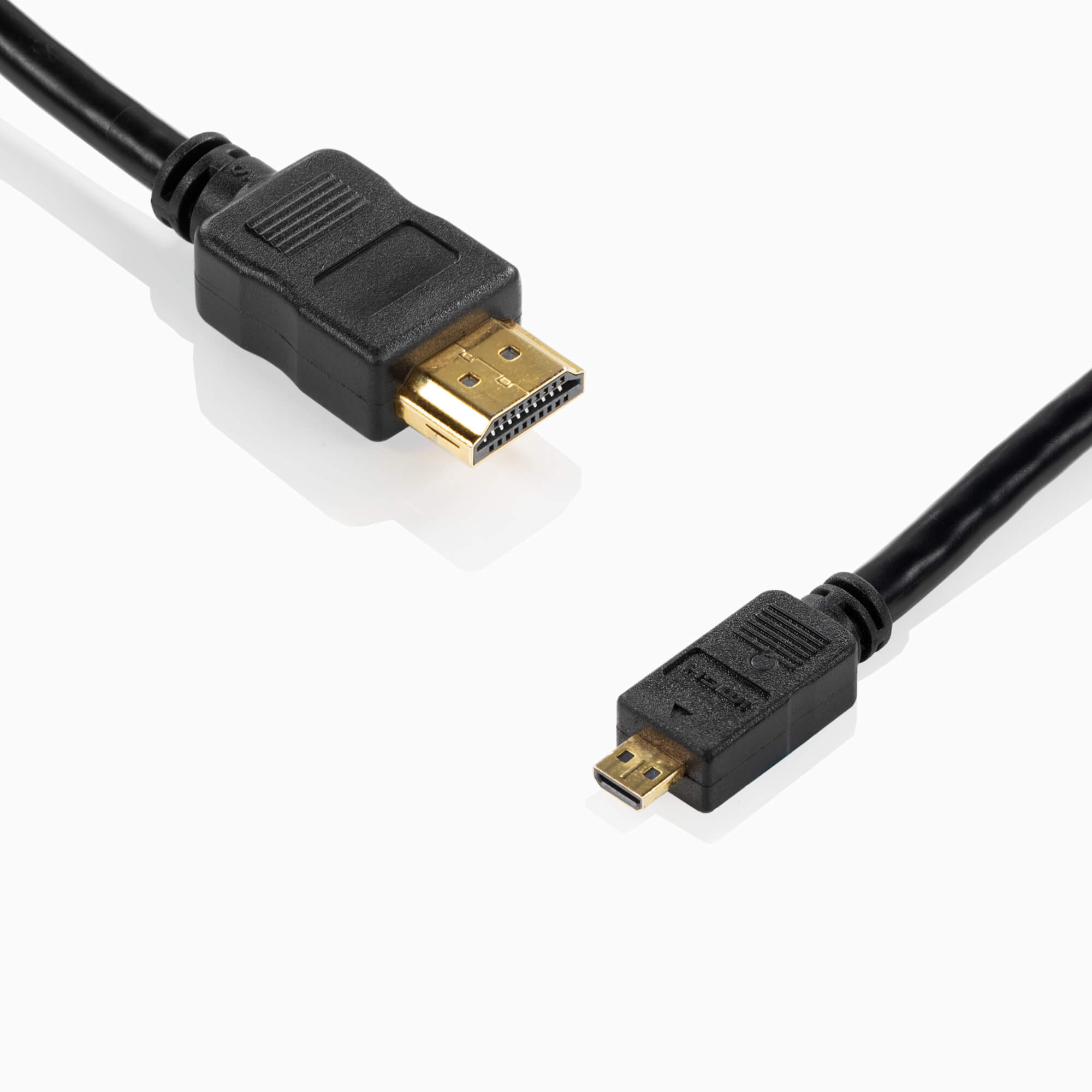 SHAPE HDMI to Micro HDMI Coiled 4K Cable 16 inches Cable SHAPE wlb   