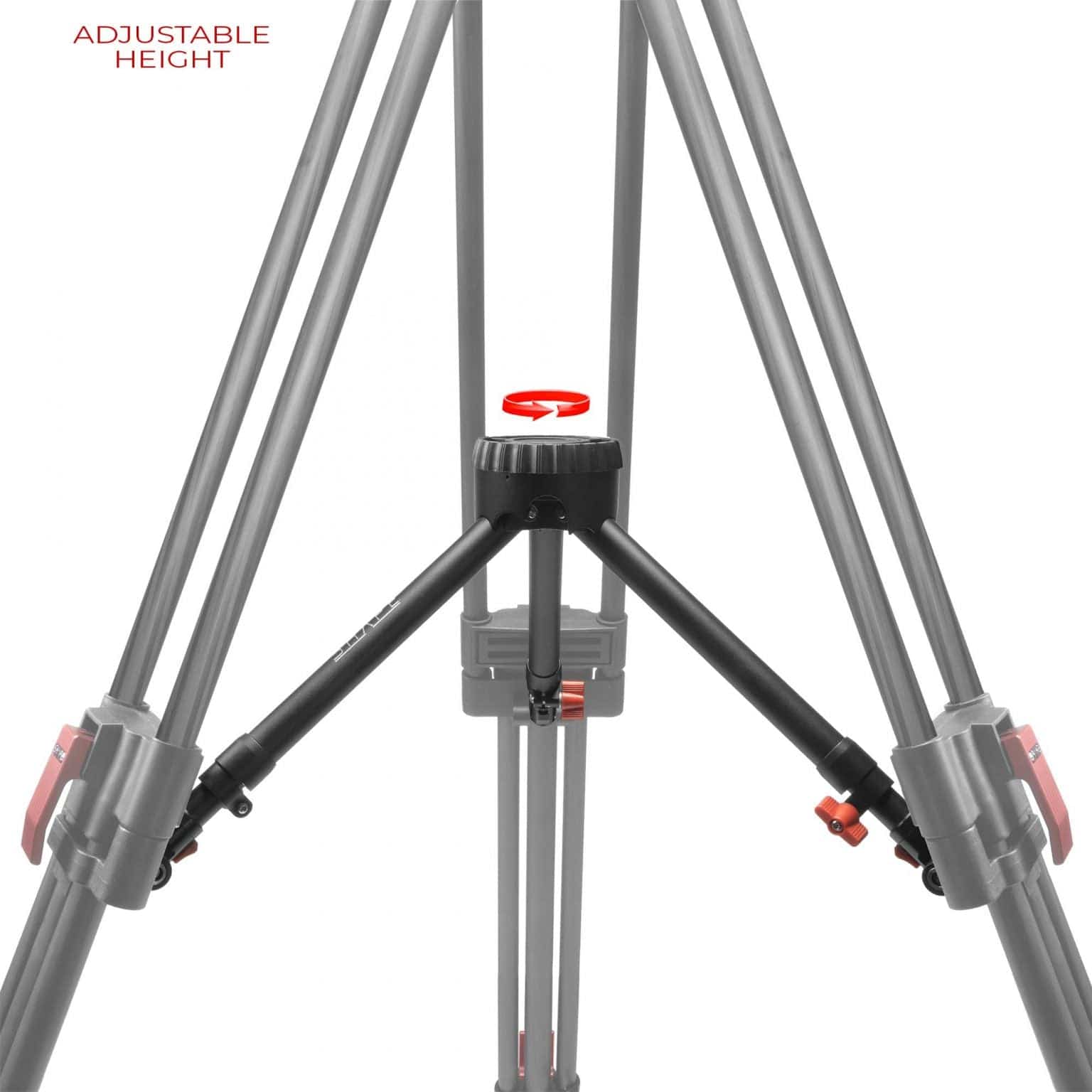 SHAPE Mid - Level Spreader with Rubber Feet for Pro Video Tripods - SHAPE wlb