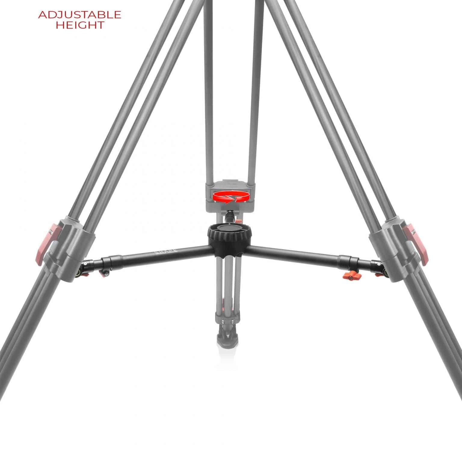 SHAPE Mid - Level Spreader with Rubber Feet for Pro Video Tripods - SHAPE wlb