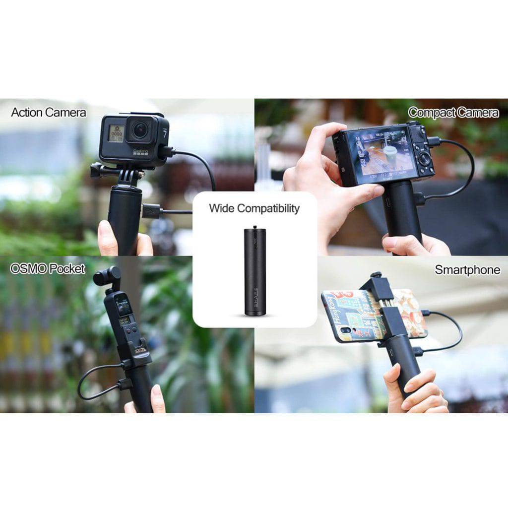 SHAPE Power Pack Handgrip 6800 mAh for Smartphones and Tablets Smartphone Rig SHAPE wlb   