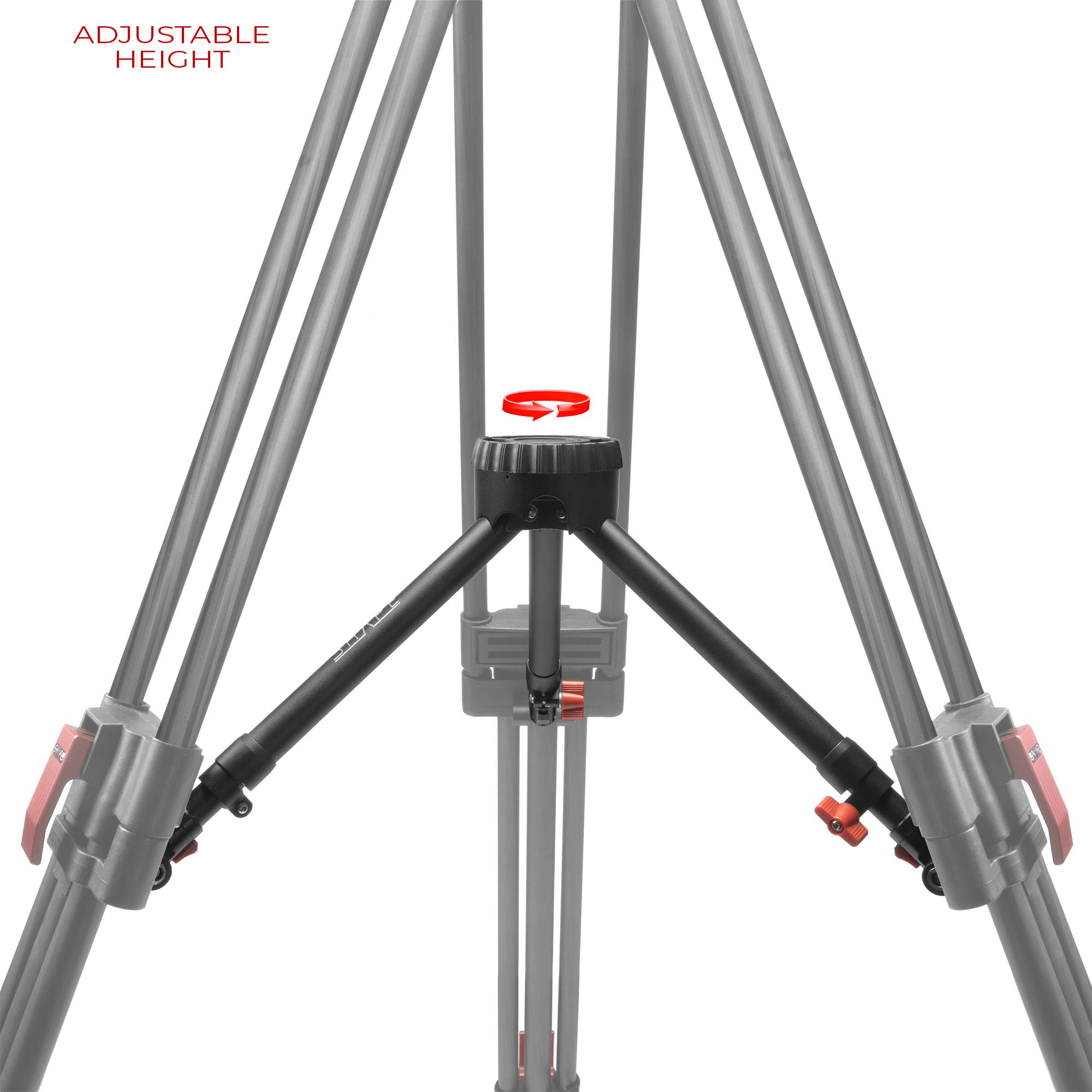 SHAPE PRO VIDEO TRIPOD 15kg CARBON FIBER LEGS & MID LEVEL SPREADER 100mm BOWL Tripod SHAPE wlb