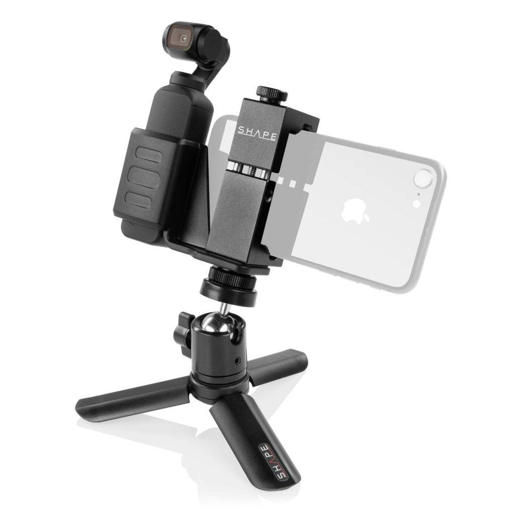 SHAPE Security Bracket Connection with Selfie Grip Tripod for DJI Osmo Pocket Gimbal Mounting SHAPE wlb   