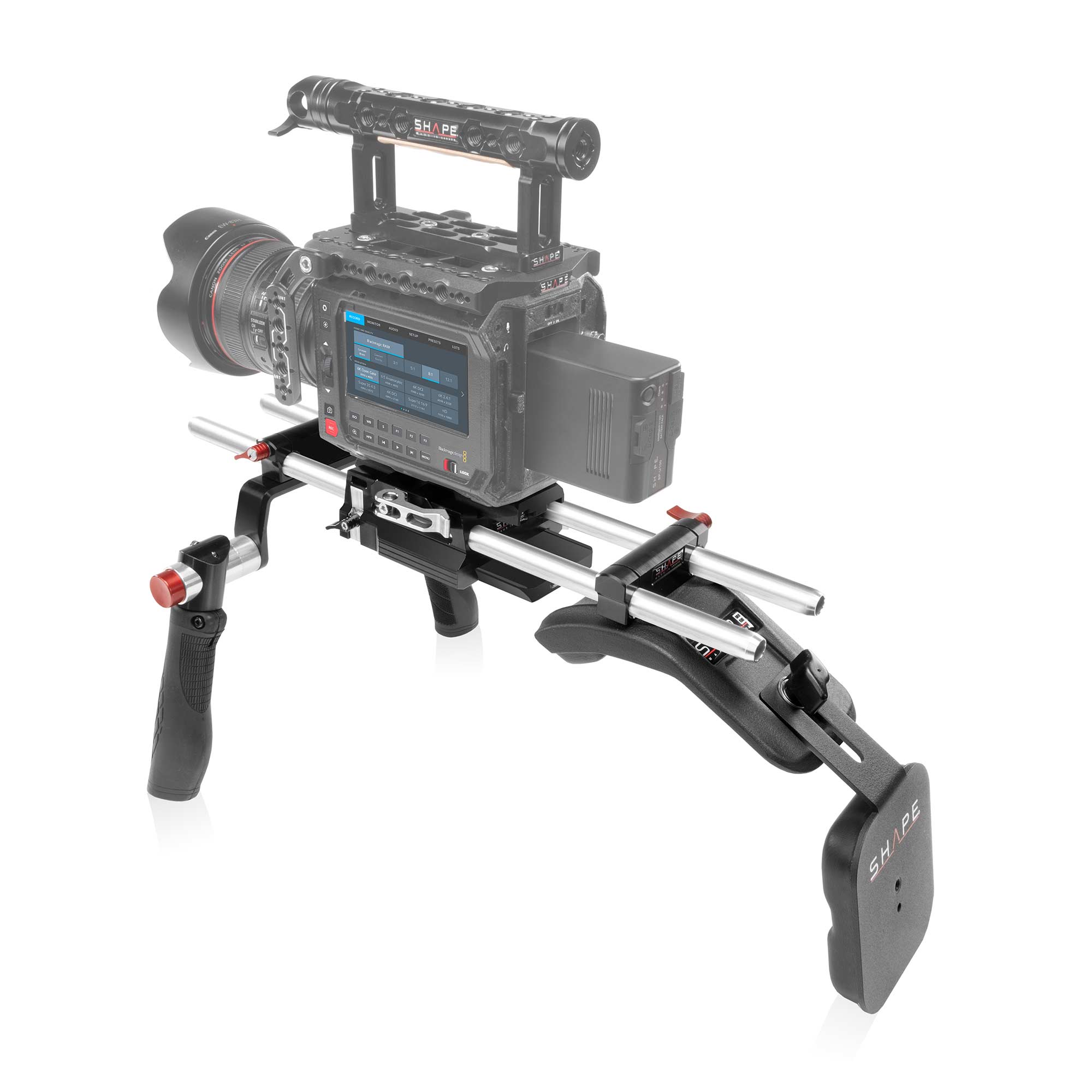 SHAPE SHOULDER MOUNT FOR BLACKMAGIC PYXIS 6K (PRE - ORDER) - SHAPE wlb