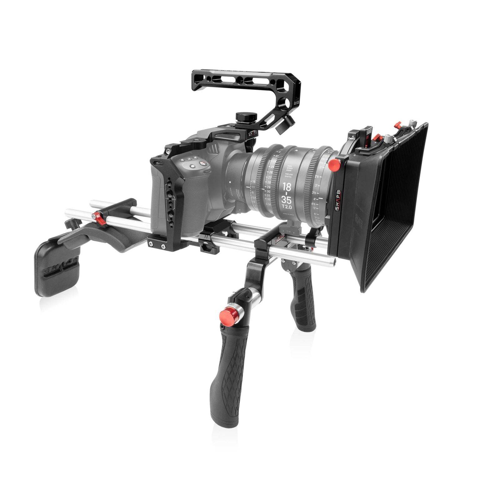 SHAPE Shoulder Mount Kit for Blackmagic Cinema Camera 6K/6K PRO/6K G2 - SHAPE wlb