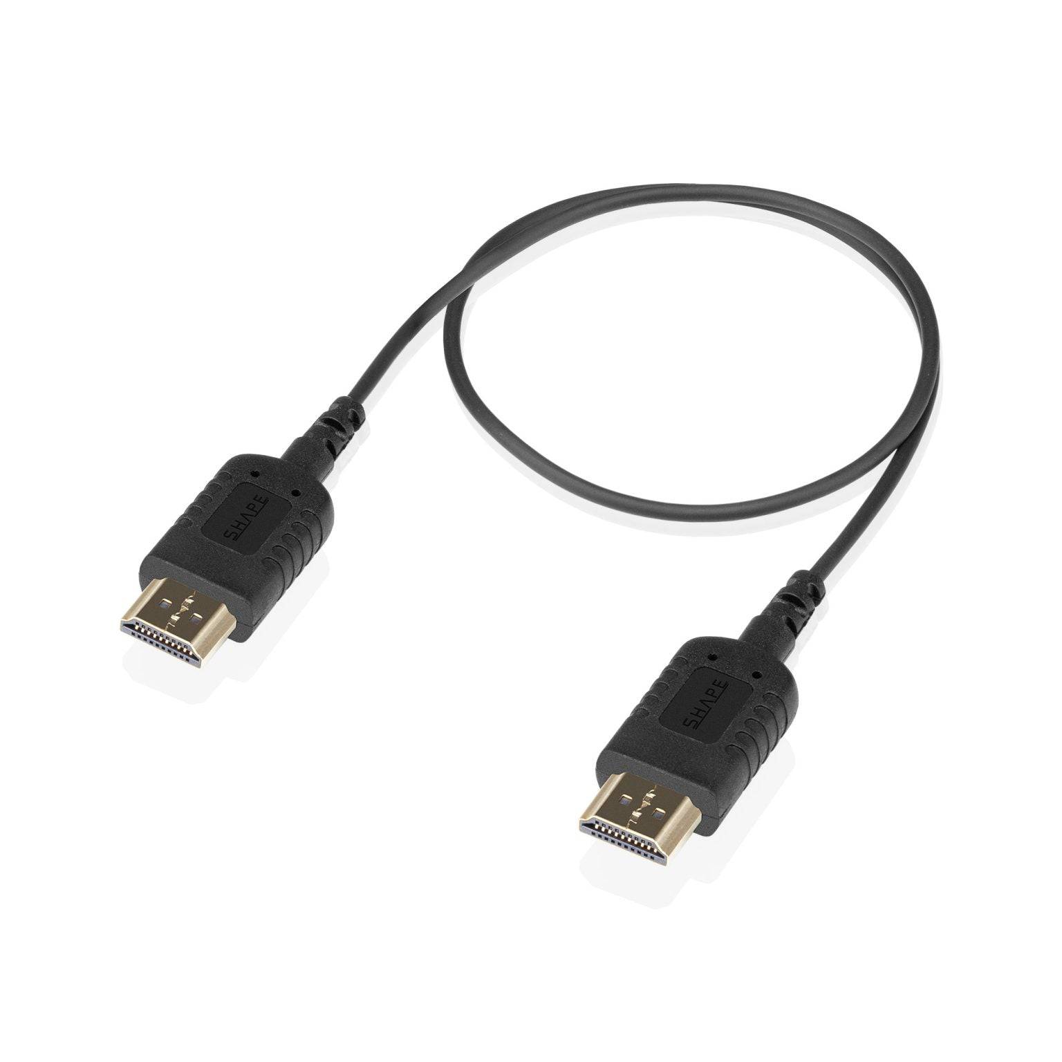 SHAPE Skinny HDMI to HDMI 8K Ultra High-Speed Cable 18 inches Cable SHAPE wlb   