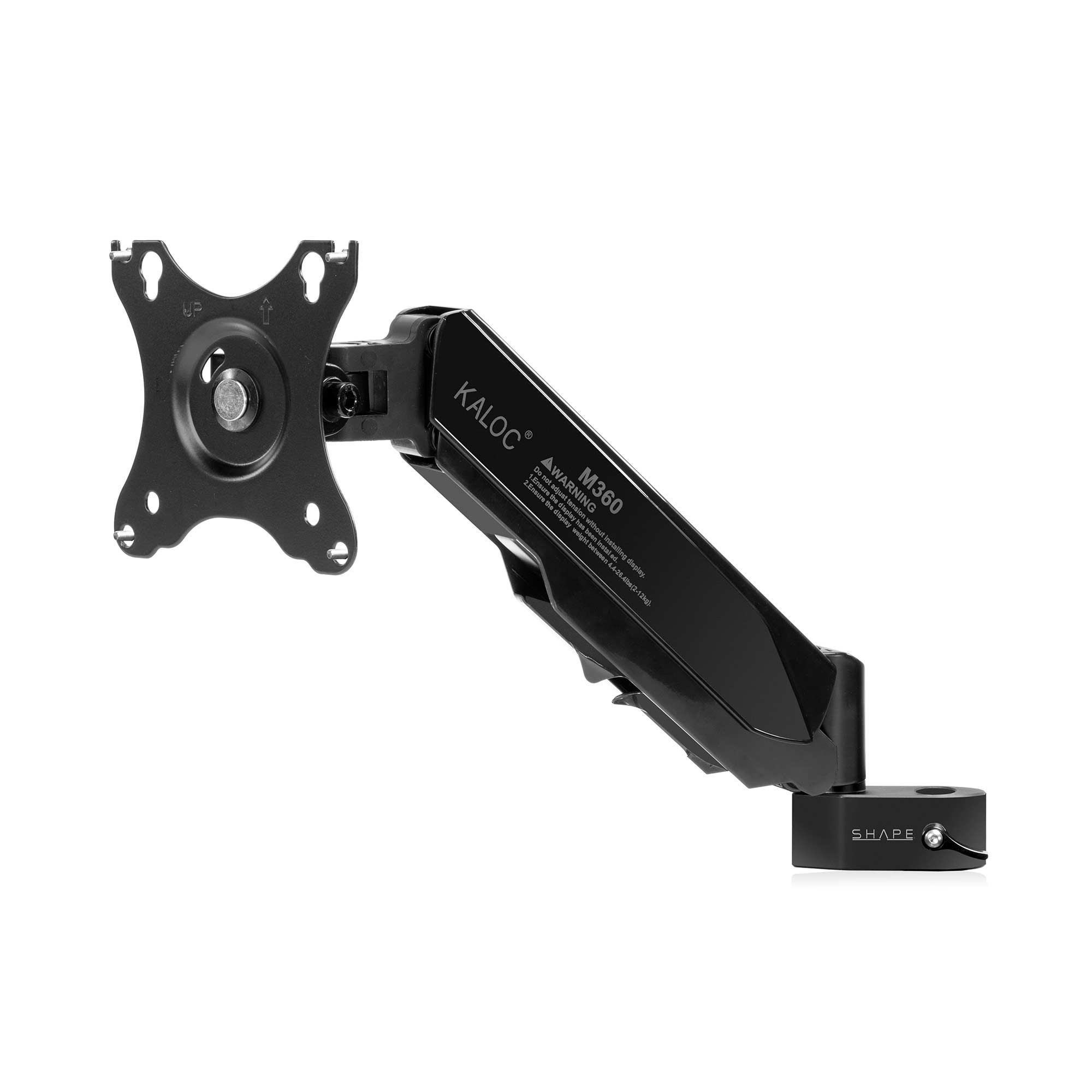 SHAPE Spring-Loaded Articulated Monitor Arm for Camera Cart Camera Cart SHAPE wlb