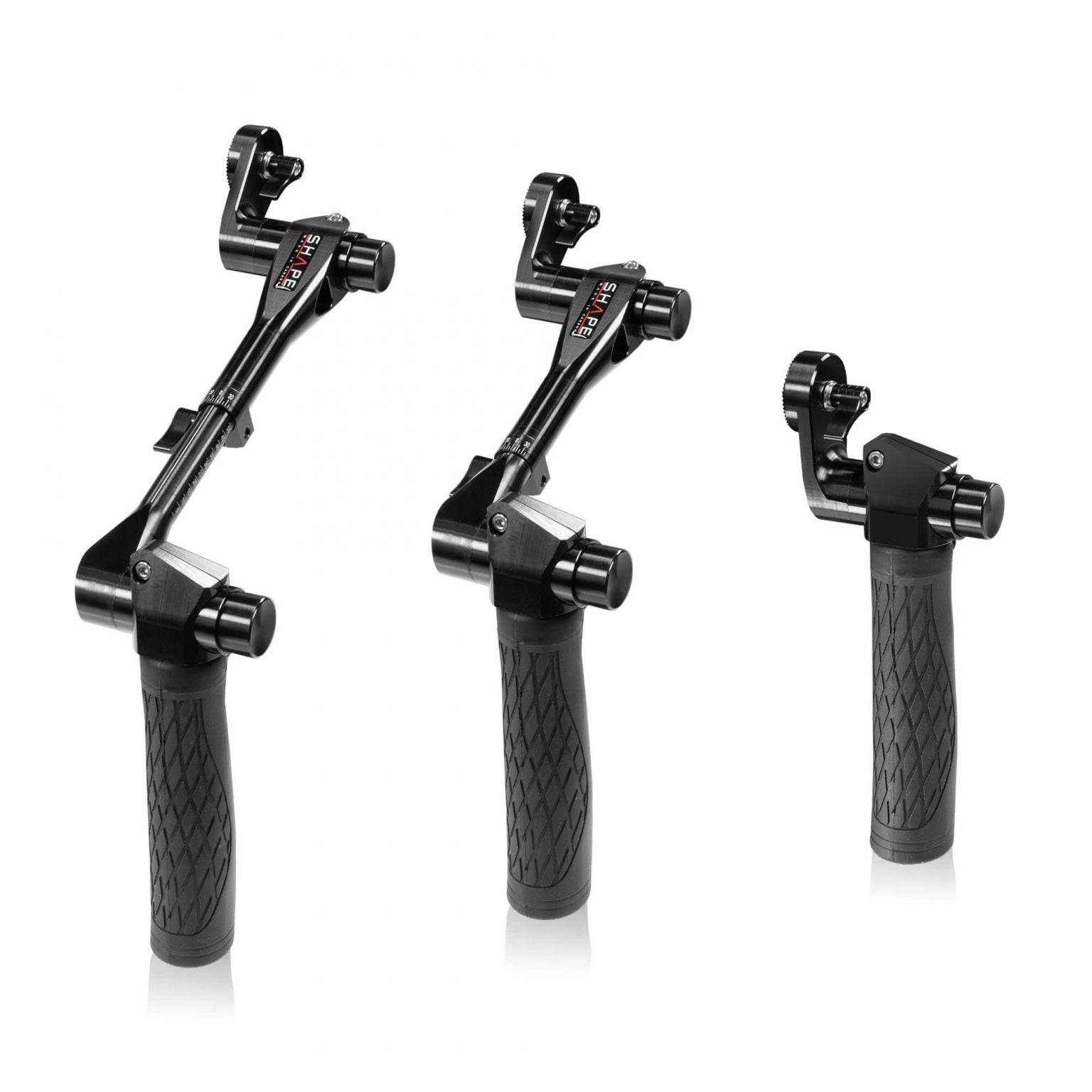 SHAPE Telescopic Handles ARRI Rosette Cuff Kit Black Handle SHAPE wlb   