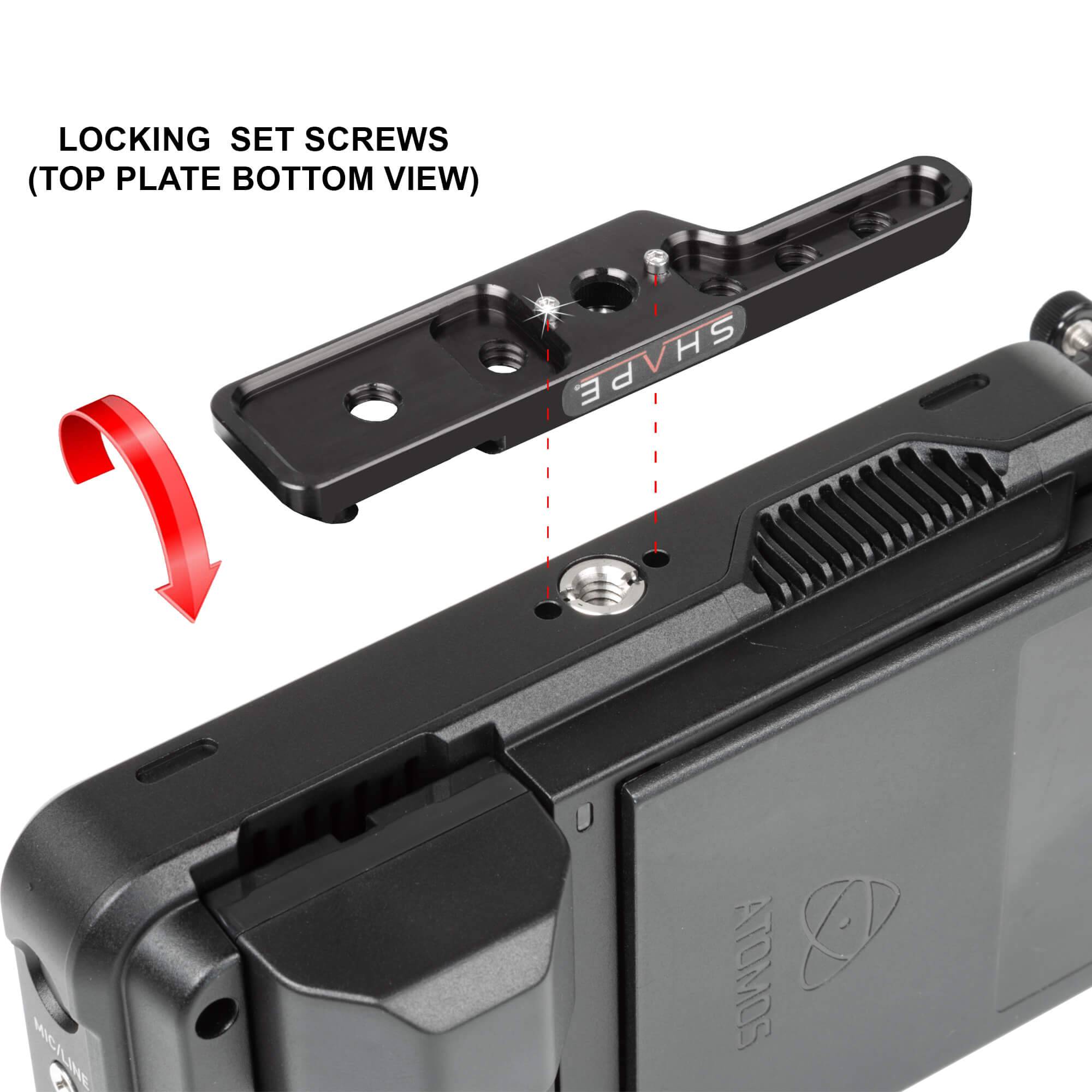 SHAPE Top Plate for Atomos Ninja V/V+ Monitor Accessory SHAPE wlb   