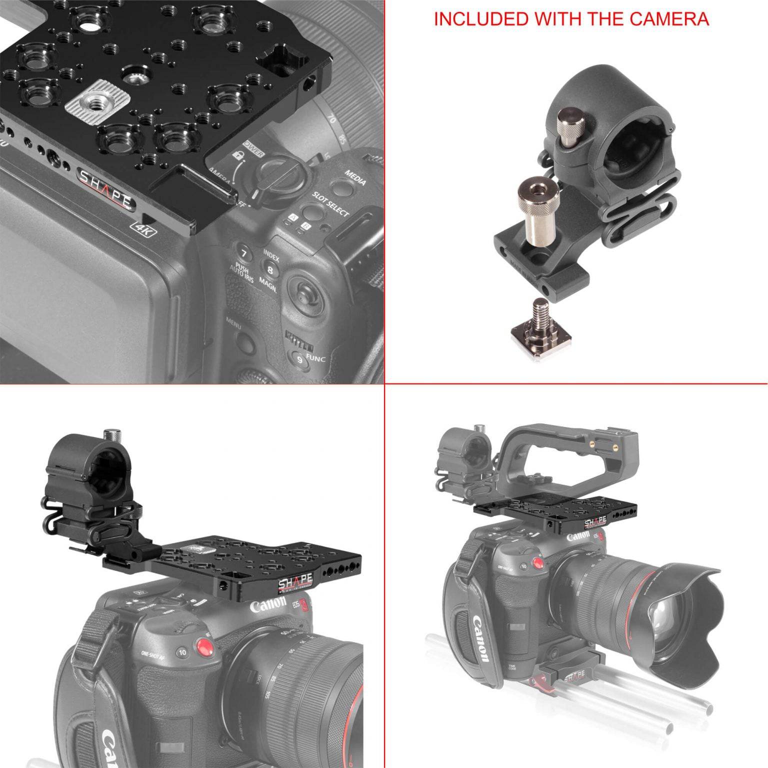 SHAPE Top Plate for Canon C70 Top Plate SHAPE wlb   