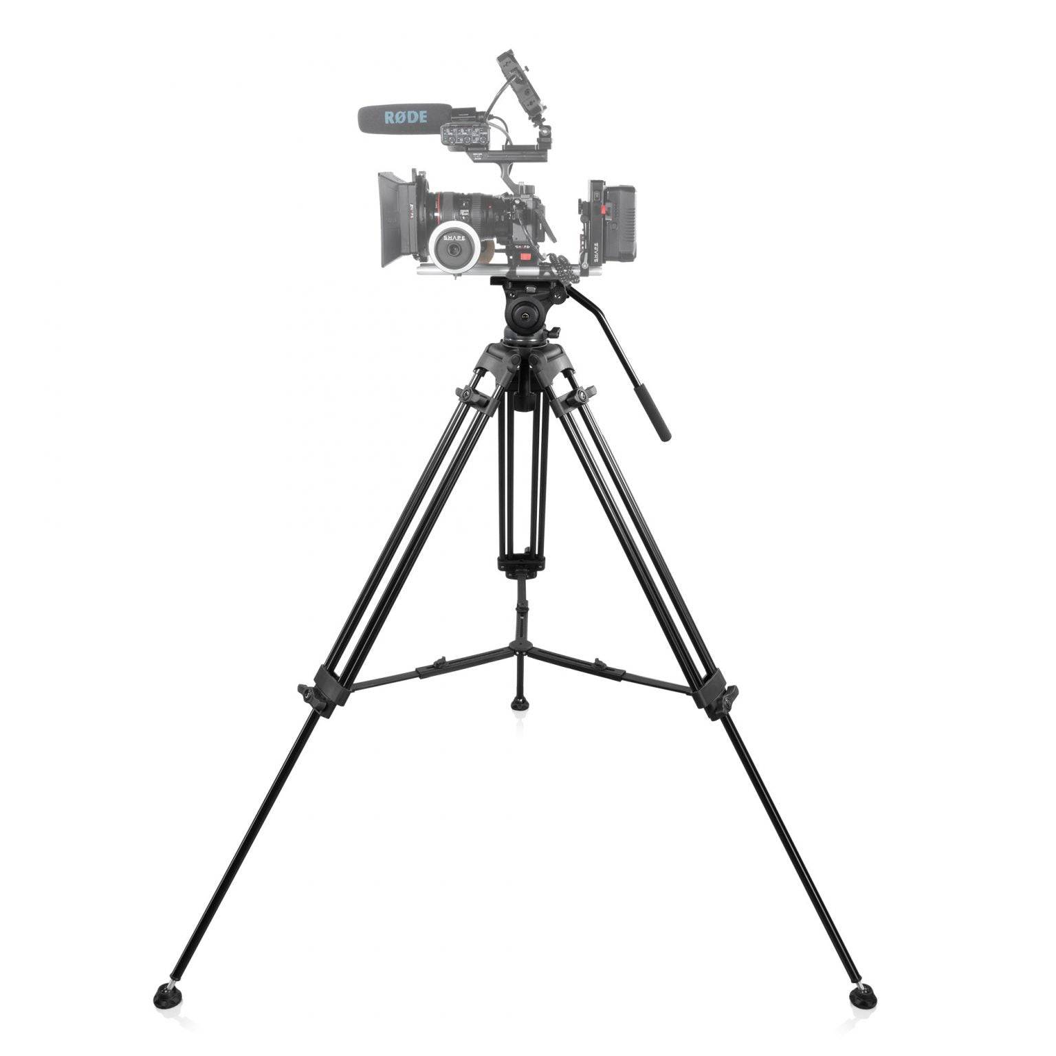 SHAPE Tripod 3 - Stage Video with Fluid Head and Bag - SHAPE wlb