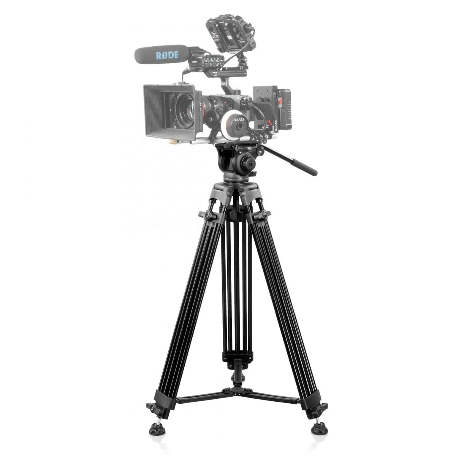 SHAPE Tripod 3 - Stage Video with Fluid Head and Bag - SHAPE wlb