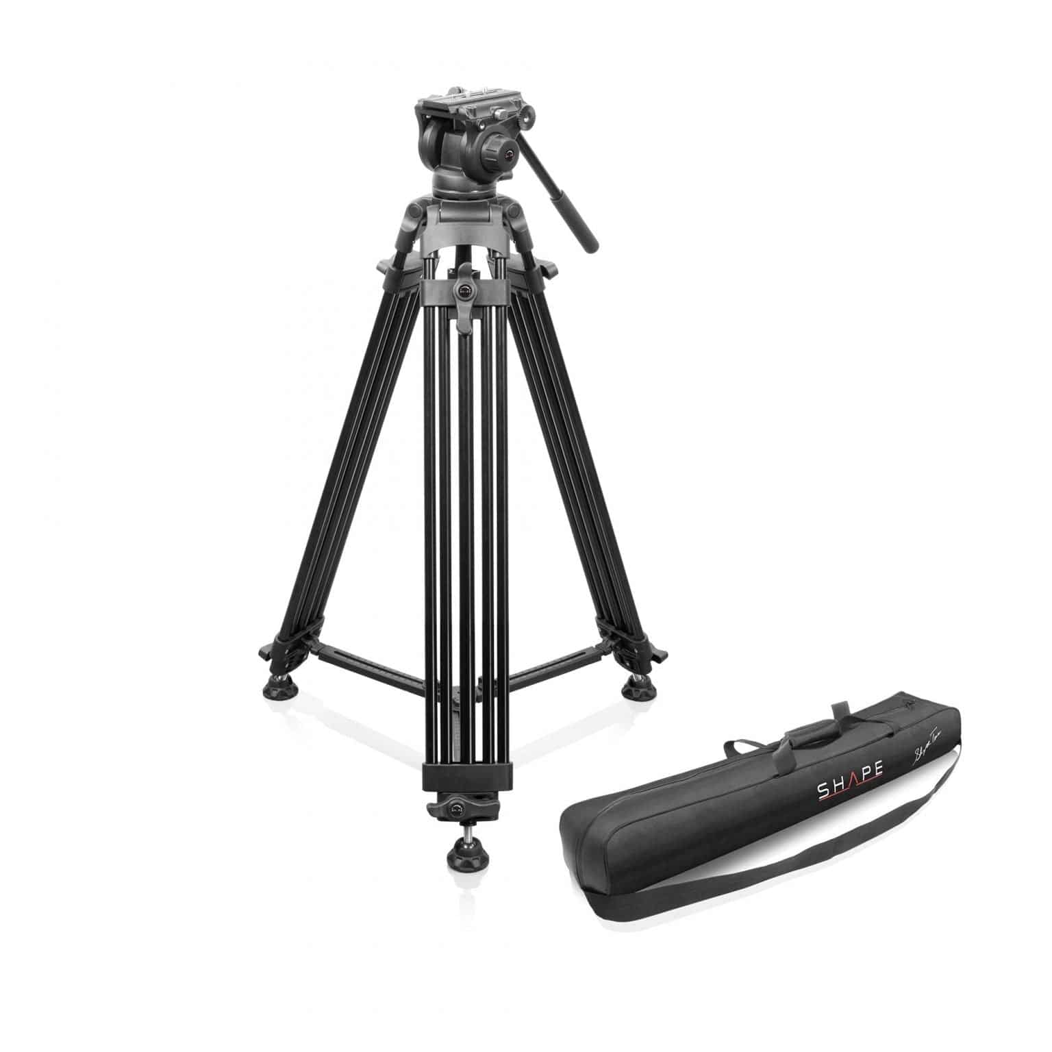 SHAPE Tripod 3 - Stage Video with Fluid Head and Bag - SHAPE wlb