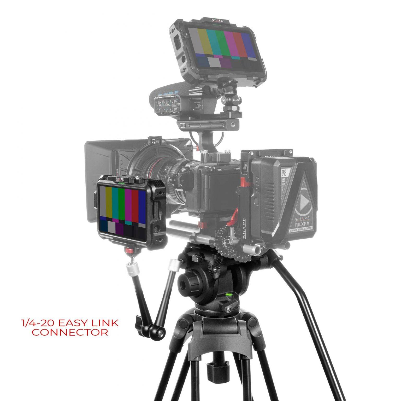 SHAPE Tripod 3 - Stage Video with Fluid Head and Bag - SHAPE wlb