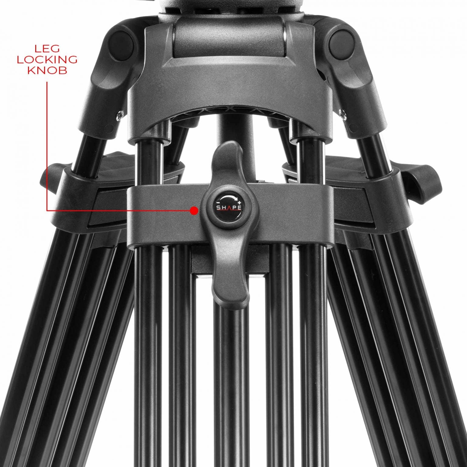 SHAPE Tripod 3 - Stage Video with Fluid Head and Bag - SHAPE wlb