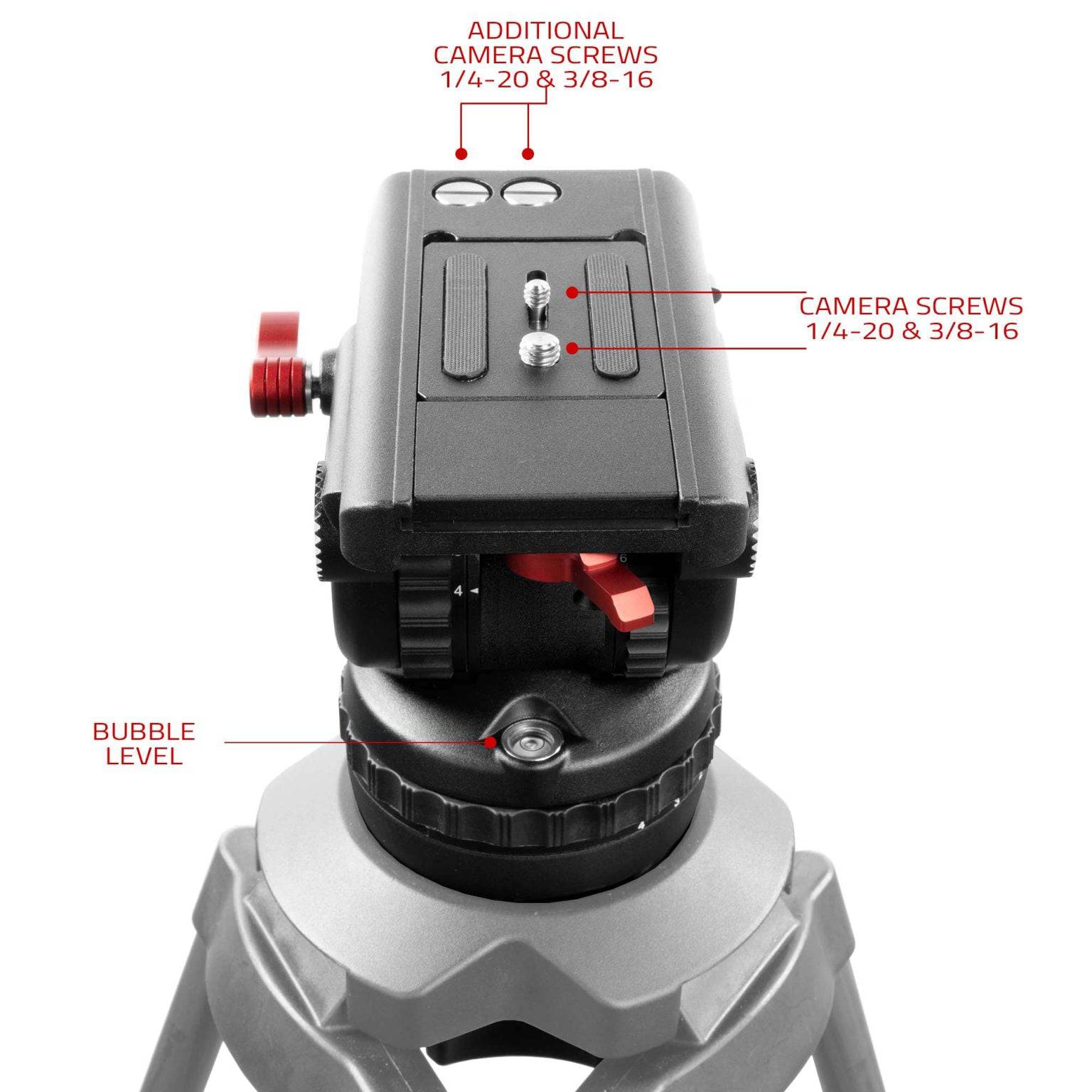 SHAPE Tripod Fluid Head 15 kg - SHAPE wlb