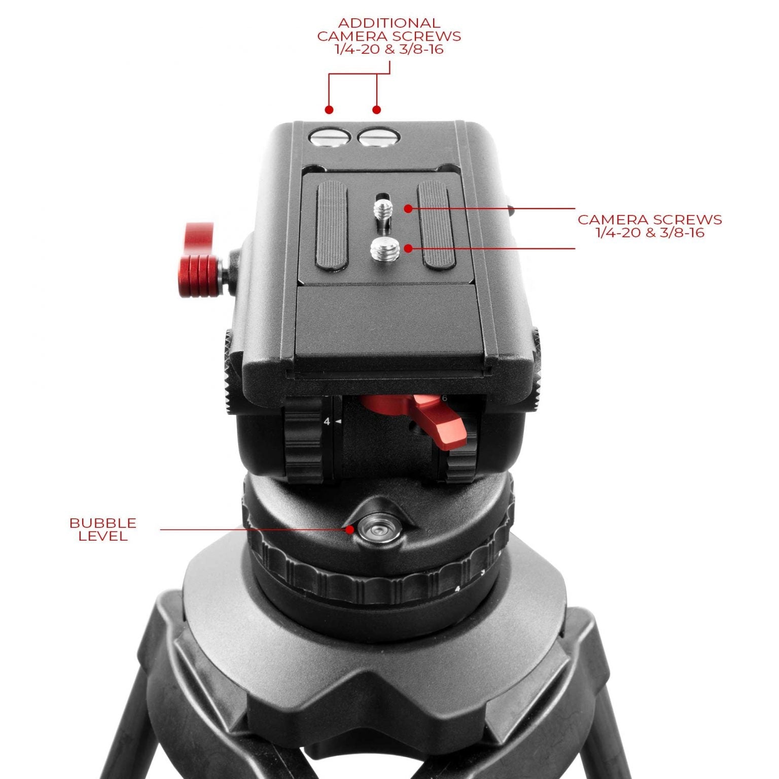 SHAPE Tripod Pro Video with Fluid Head 15 kg - SHAPE wlb