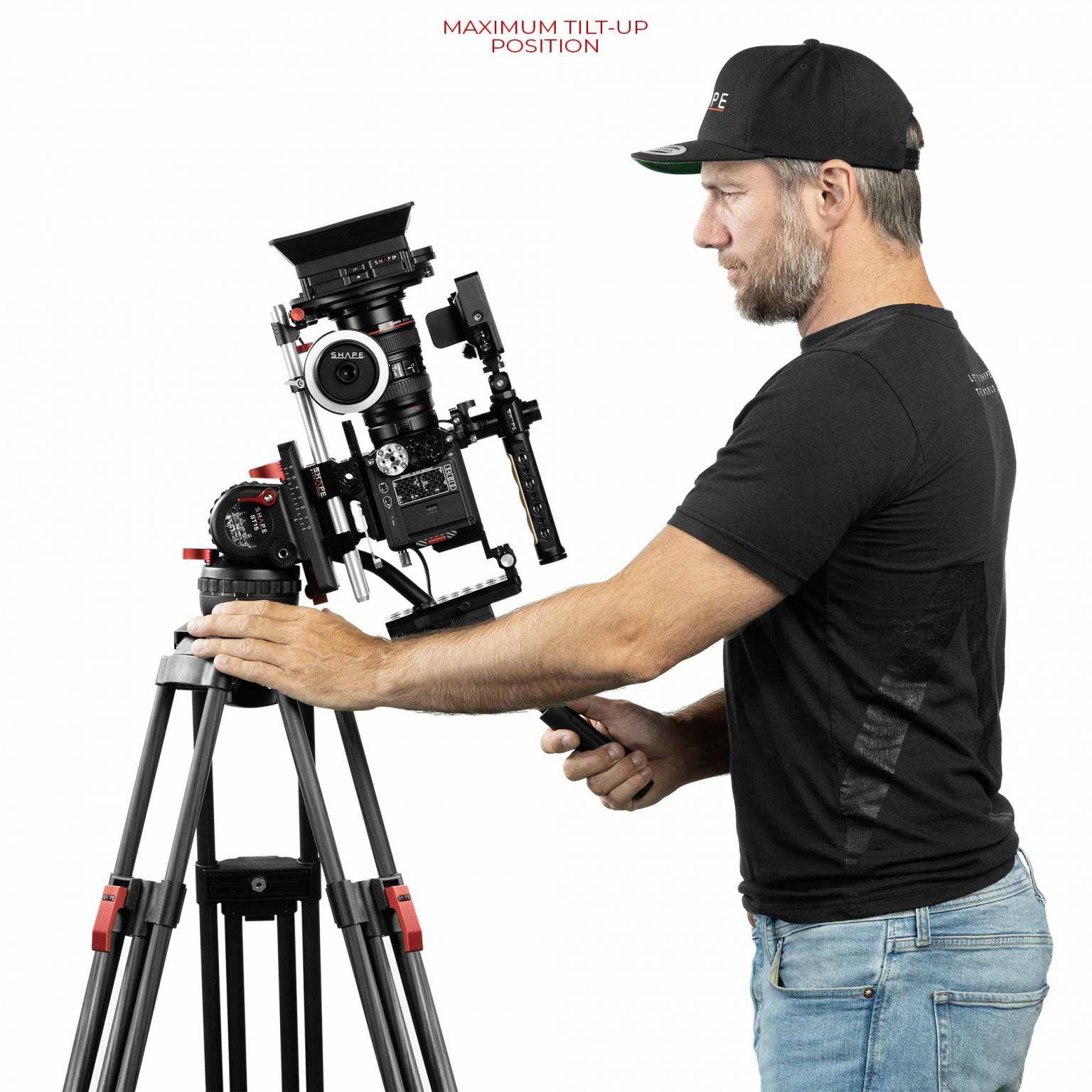 SHAPE Tripod Pro Video with Fluid Head 15 kg - SHAPE wlb